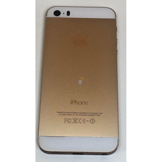 TAMPA TRASEIRA COMPLETO APPLE IPHONE 5S DOURADO